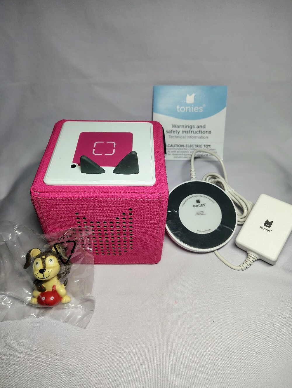 Toniebox 1 Pink Starter Set Playtime Puppy Tonies Tonie Box